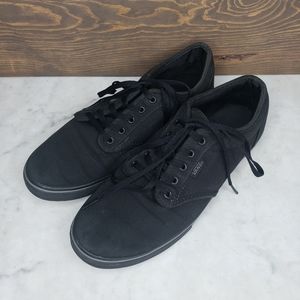 Vans off the wall black size 8.5 womens shoes sneakers